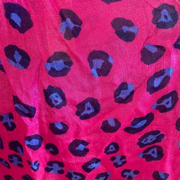 Anthropologie blue and pink Leopard Print Tank Top! - Picture 4 of 10